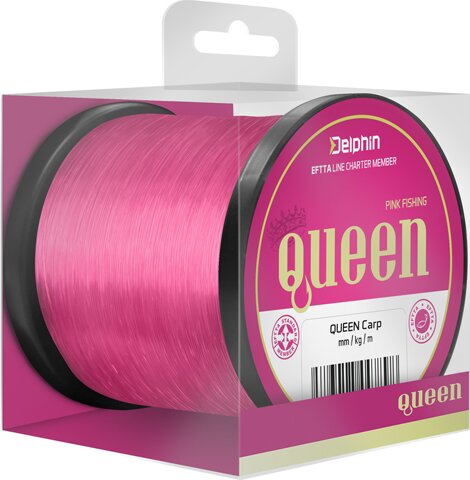 Delphin QUEEN Carp / rózsaszín (0,28mm 5,9kg 26000m)