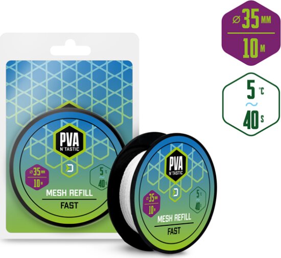 Delphin PVA n’tastic tartalék háló / 10m (széles - 35 mm / gyorsan oldódó)