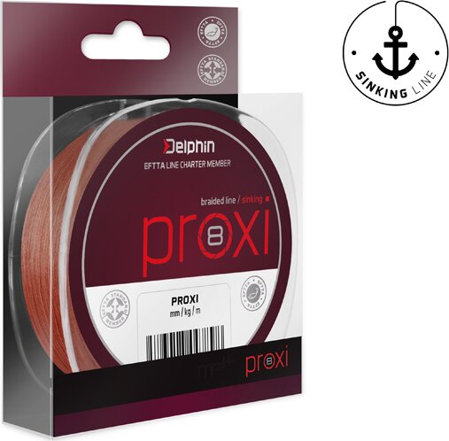 Delphin PROXI 8 barna (0,08mm 4,8kg 300m)