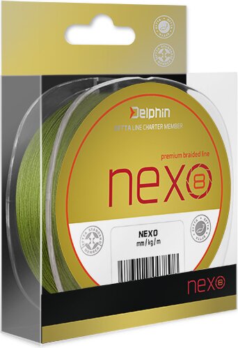 Delphin NEXO 8 zöld (0,20mm 14,5kg 300m)