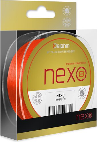 Delphin NEXO 8 / fluo narancsszínű (0,20mm 14,5kg 300m)