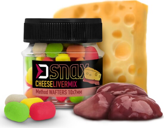 Delphin MIX D SNAX WAFT csali 10x7mm/20g (Sajt - máj)