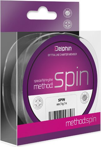 Delphin METHOD SPIN szürke (0,18mm 3,0kg 200m)