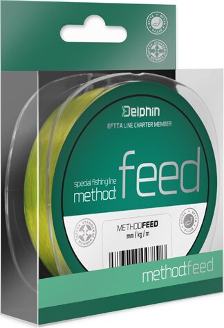 Delphin METHOD FEED sárga (0,18mm 3,0kg 200m)