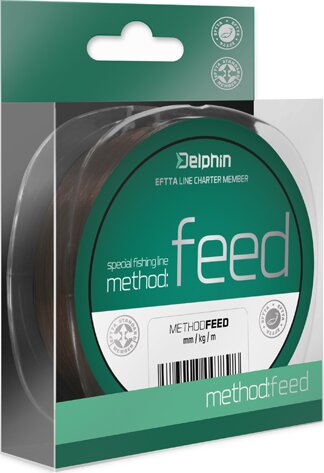 Delphin METHOD FEED barna (0,18mm 3,0kg 1000m)