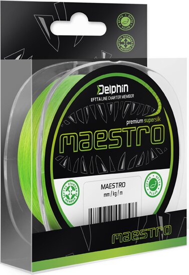 Delphin MAESTRO / fluo zöld (0,11mm 7,0kg 150m)