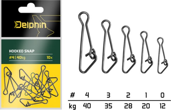Delphin Kampós kapocs / 10 db (#0/12kg)