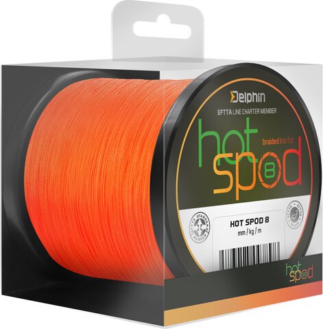 Delphin HotSPOD 8 / narancsszínű (0,14mm 9,6kg 300m)