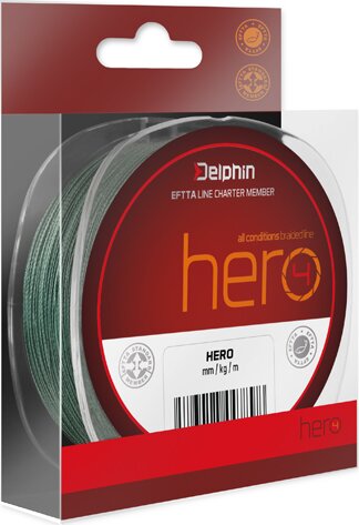 Delphin HERO zöld (0,16mm 10,0kg 1000m)