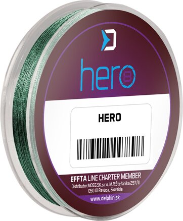 Delphin HERO 8 / zöld (0,12mm 8,2kg 15m)