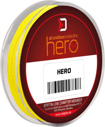 Delphin HERO 4 / fluo sárga (0,40mm 30,1kg 10m)