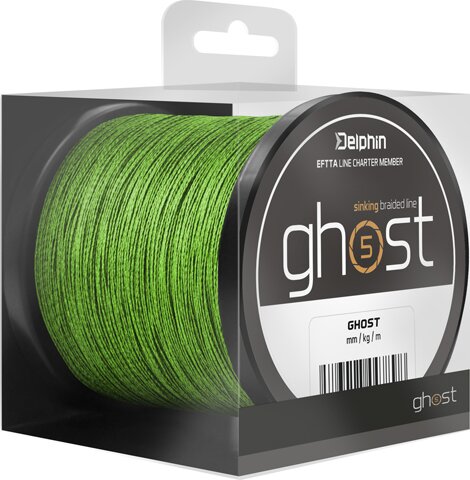 Delphin GHOST 4+1/ zöld (0,16mm 8,2kg 600m)