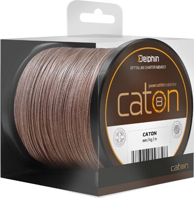 Delphin CATON barna harcsázó zsinór (0,63mm 68,2kg 250m)