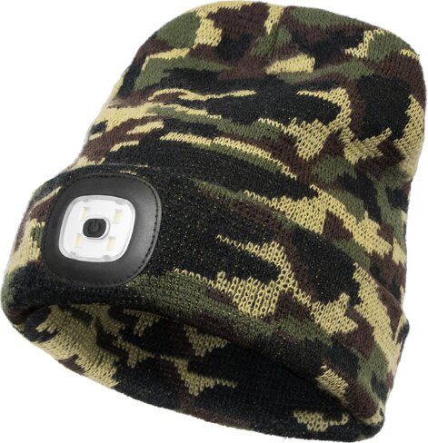 Delphin CamouLED kötött télisapka (UNI)