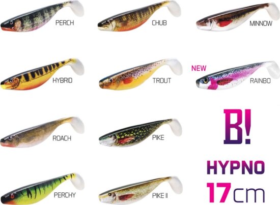 Delphin BOMB! Gumihal HYPNO / 2db (17cm/3D TROUT)