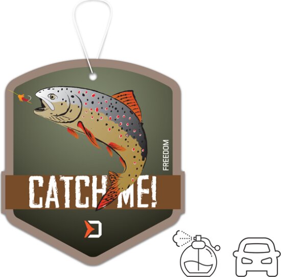 Autó illatosító Delphin CatchME! PISZTRÁNG (Freedom)