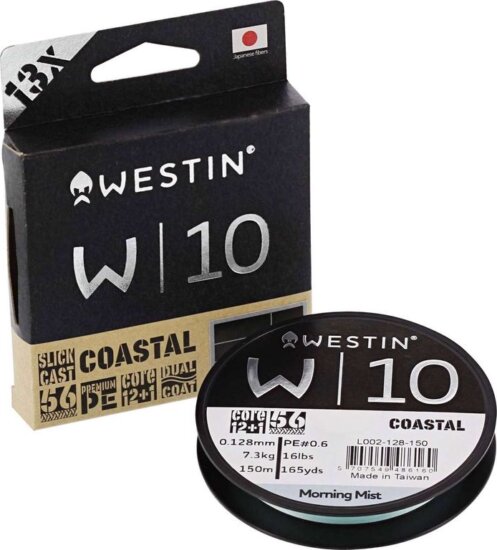 WESTIN W10 13 Braid Coastal Morning Mist 0.10mm 150m 6.0Kg