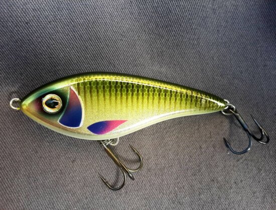 WESTIN Swim Glidebait 10cm 34 g Sinking Old's Green Gold