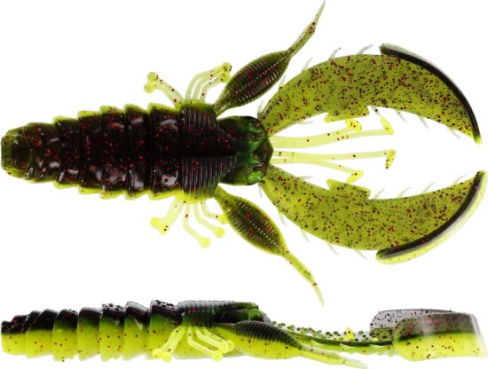 WESTIN CreCraw Creaturebait 6,5cm 4g Black/Chartreuse