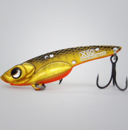 LUREFANS X60 - Sinking 13,5g/60mm, 10-es "Black & Gold" színkód