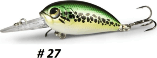 LUREFANS E39 - Floating 4,8g/39mm, 27-es "Baby Bass" színkód