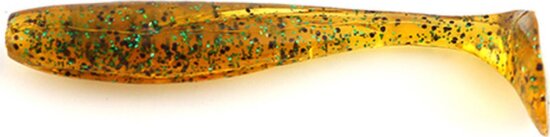 FISHUP Wizzle Shad 5" (4pcs.), #036 - Caramel/Green & Black