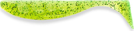 FISHUP Wizzle Shad 5" (4pcs.), #026 - Flo Chartreuse/Green