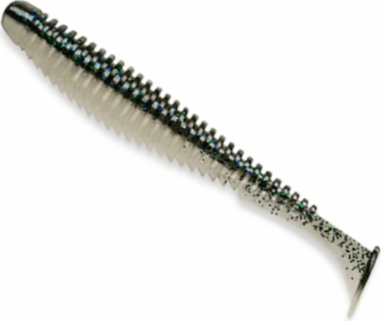FISHUP U-Shad 4" (8pcs.), #201 - Bluegill/Pearl
