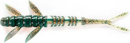 FISHUP Flit 4" (7pcs.), #017 - Motor Oil Pepper