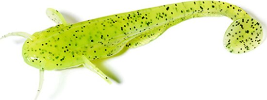 FISHUP Catfish 2" (10pcs.), #055 - Chartreuse/Black
