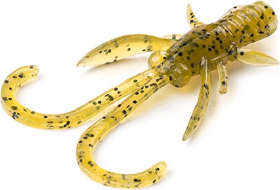 FISHUP Baffi Fly 1.5" (10pcs.), #074 - Green Pumpkin Seed