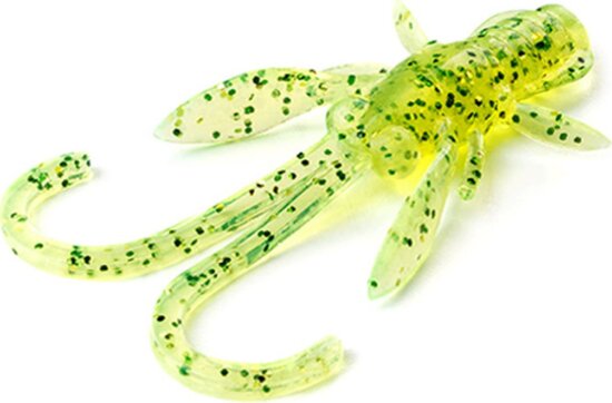 FISHUP Baffi Fly 1.5" (10pcs.), #026 - Flo Chartreuse/Green