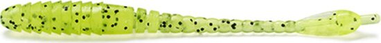 FISHUP ARW Worm 2" (12pcs.), #055 - Chartreuse/Black