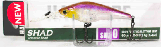 DUEL HARDCORE SHAD SR 60 SF - GSWS színkód