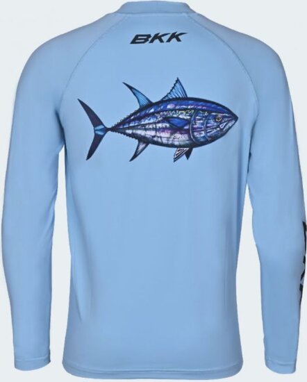 BKK LONG SLEEVE PERFORMANCE SHIRT - TUNA - LIGHT BLUE S