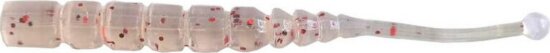 Mustad Aji Ball Tail 2" Uv Clear Red Glitter 12db/csomag