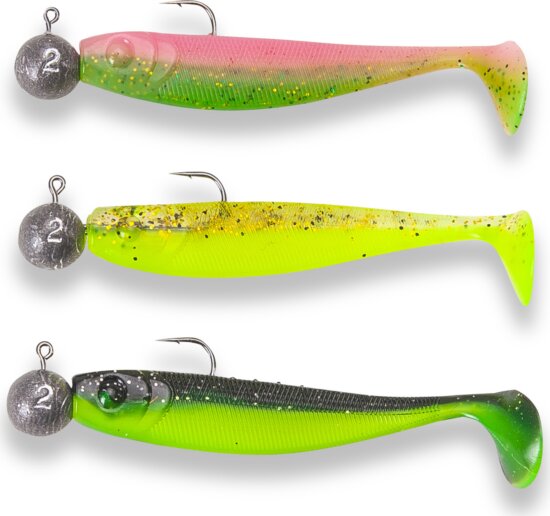 SAENGER Splitfire 7,5cm/7g/ horogméret 2 / 3db-os jig szett
