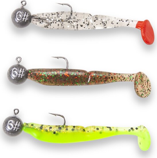 SAENGER Splitfire 5cm/3,5g/ horogméret 6 / 3db-os jig szett
