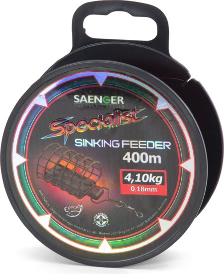 SAENGER Specialist Sink.Feeder monofil sülyedő zsinór 400m / 0,25mm / 6,25kg