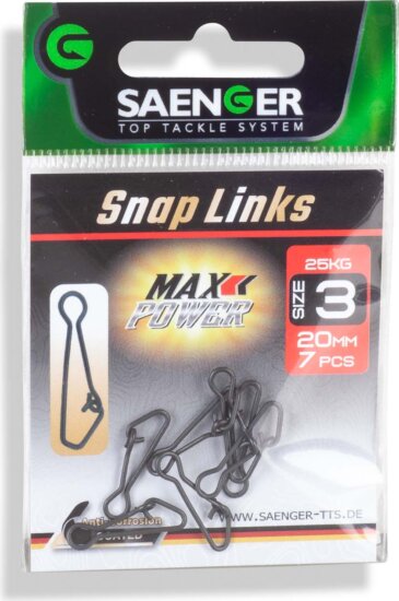 SAENGER Snap Links kapocs 4 / 14mm / 15kg / 8db
