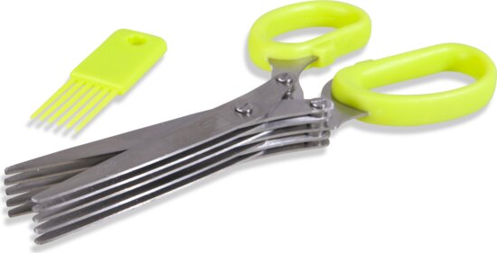 MS RANGE Wormscissors fine gilisztavágó olló 5 késsel / rozsdamentes acél