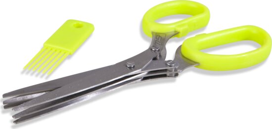 MS RANGE Wormscissors fine gilisztavágó olló 3 késsel / rozsdamentes acél