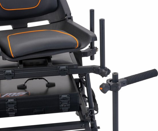 MS RANGE versenyláda / szék kiegészítő / bottartó hajlított / 18cm