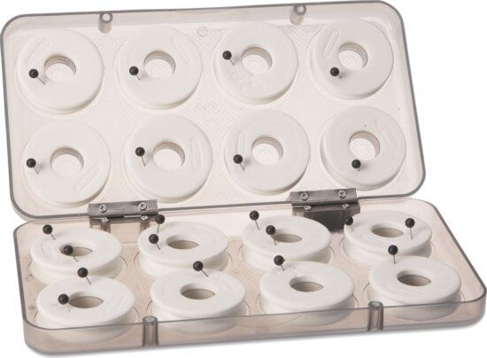 MS RANGE Rigbox előketartó doboz / 8 tekercs / 21,5X11X3cm