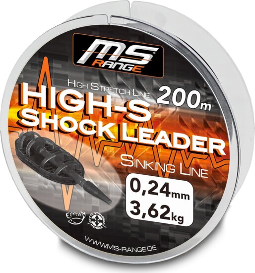 MS RANGE High-S monofil süllyedő előke zsinór / 0,26mm / 200m / 4,44kg