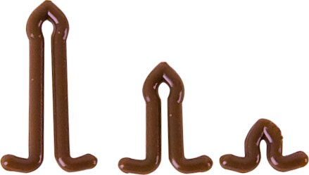 MS RANGE Hair Extender Stops b csalistopper brown / 3-7-11mm / 63db