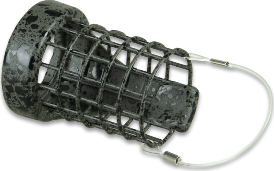 MS RANGE feeder etetőkosár rozsdamentes acél / zöld / 27X42mm