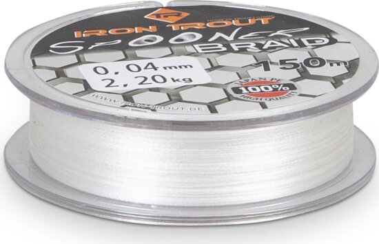 Iron Trout fonott szinór White 0,06mm / 150m