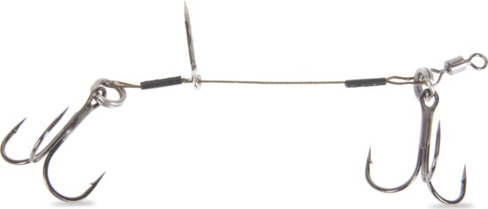 IRON CLAW Slab Shad Rig System "light" / horogrendszer súllyal gumihalhoz / 2db súly 5-10g / 2db horogrendszer