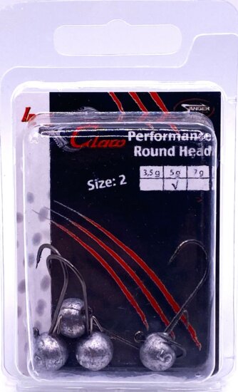 IRON CLAW Performance Round Head horog méret 2 / 5g / 4db